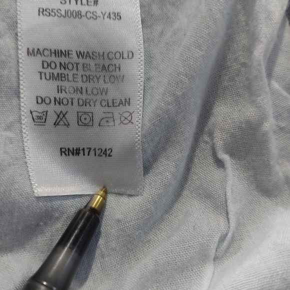 Blue Ankle Cropped Jeans with Side Ties Size 11 - Picture 15 of 15